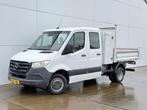 Mercedes-Benz Sprinter 514 2.2 CDI Automaat Kipper Dubbele C, Auto's, Bestelauto's, Automaat, Gebruikt, Zwart, Wit