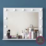 Hollywood spiegel met verlichting - 90/120cm, Nieuw, Ophalen of Verzenden, 75 tot 100 cm, Minder dan 100 cm