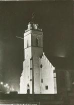 W0P Katwijk aan Zee Boulevard Andreas kerk bij Nacht, Zuid-Holland, Voor 1920, Verzenden