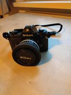 Vintage Nikon EM met Nikon series E 1.8mm lens, Ophalen, Gebruikt, Spiegelreflex, Nikon