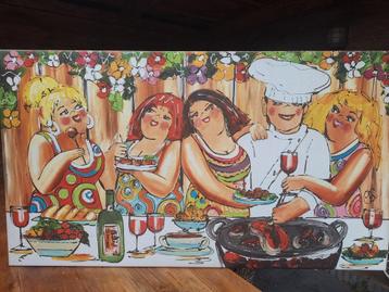 Schilderij buiten  beschikbaar voor biedingen