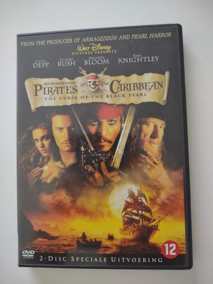 Dvd Pirates Of The Caribbean: The Curse Of The Black Pearl, Cd's en Dvd's, Dvd's | Avontuur, Zo goed als nieuw, Vanaf 12 jaar