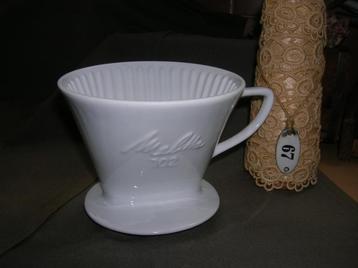 Melitta 102 koffiefilter wit aardewerk beschikbaar voor biedingen