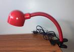 Vintage rode klemspot; HEMA tafelspot/klemspot, Ophalen of Verzenden, Gebruikt, Metaal of Aluminium