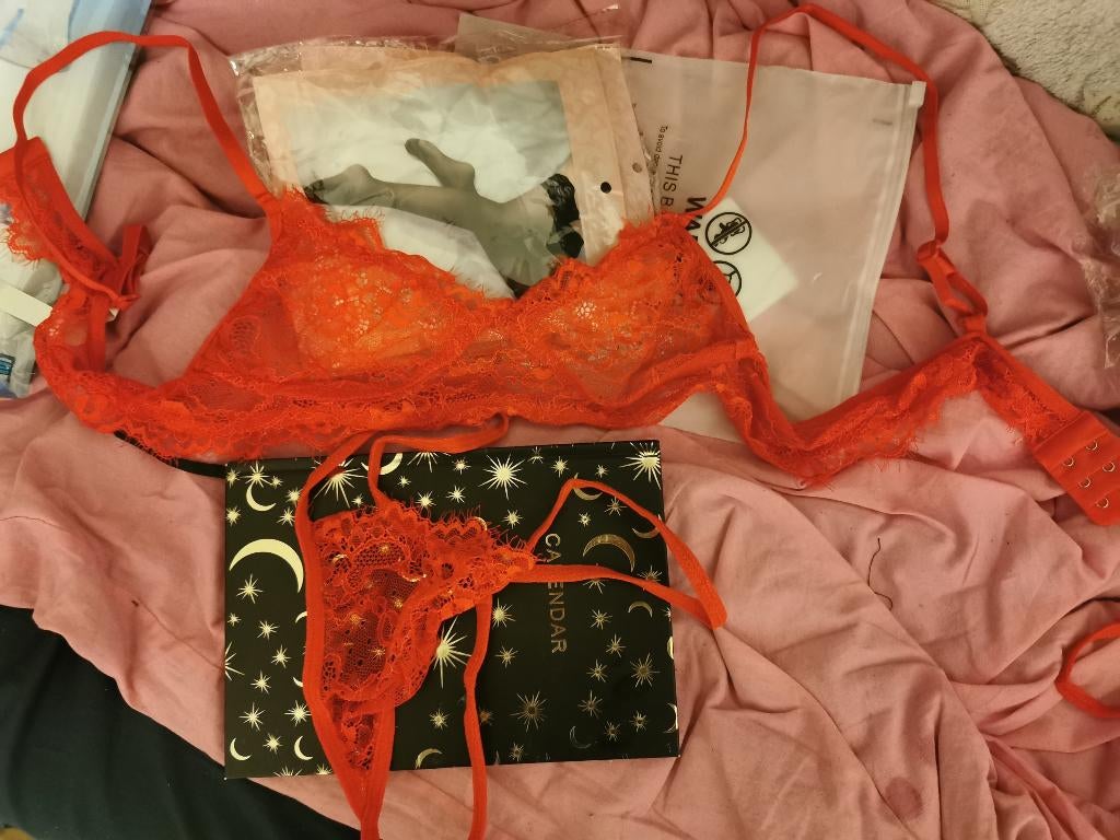 Sexy rode kanten lingerieset Nieuw, Ophalen of Verzenden, Rood, Body of Korset