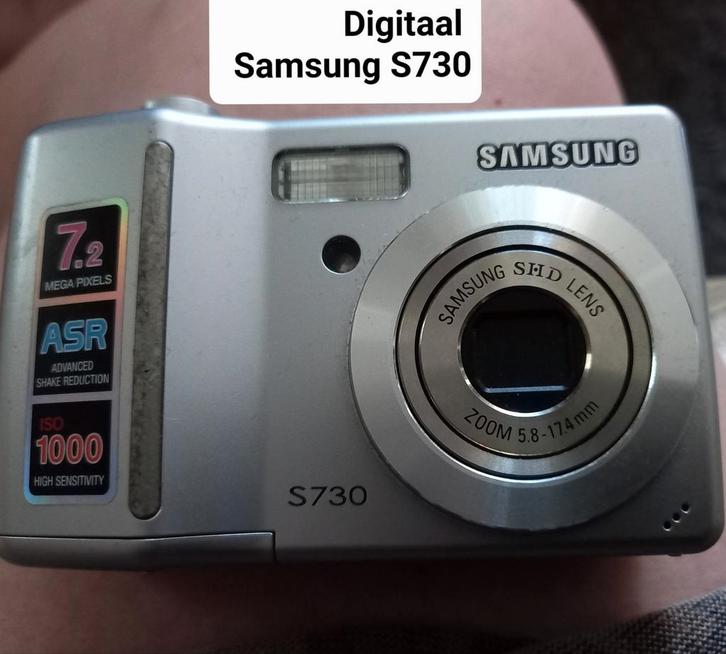 Samsung S730 Digitale Camera - Compact, Audio, Tv en Foto, Fotocamera's Digitaal, Gebruikt, Compact, Samsung, Minder dan 4 keer