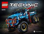 LEGO 42070 6x6 All Terrain Tow Truck, Complete set, Ophalen of Verzenden, Lego, Zo goed als nieuw