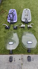 Yepp mini voorzitje grijs gazelle incl scherm en adapter, Fietsen en Brommers, Fietsaccessoires | Fietsstoeltjes, Ophalen, Gebruikt