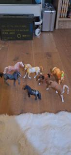 Geverfde schleich paarden te koop, Verzamelen, Dierenverzamelingen, Ophalen of Verzenden, Zo goed als nieuw, Paard, Beeldje of Figuurtje