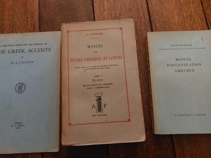 THE GREEK ACCENTS- A.J. Koster, Boeken, Wetenschap, Gelezen, Geesteswetenschap, Ophalen of Verzenden