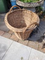 Grote antieke rieten wasmand, Ophalen, Heikant 21 Kaatsheuvel, Gebruikt, Mand