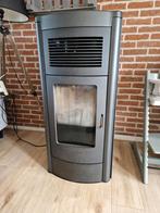 Goed werkende 11KW pelletkachel met thermostaat, Ophalen, Gebruikt, Pelletkachel, Vrijstaand