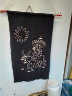 13974) mooi wandkleedje  60x35cm, Huis en Inrichting, Ophalen of Verzenden