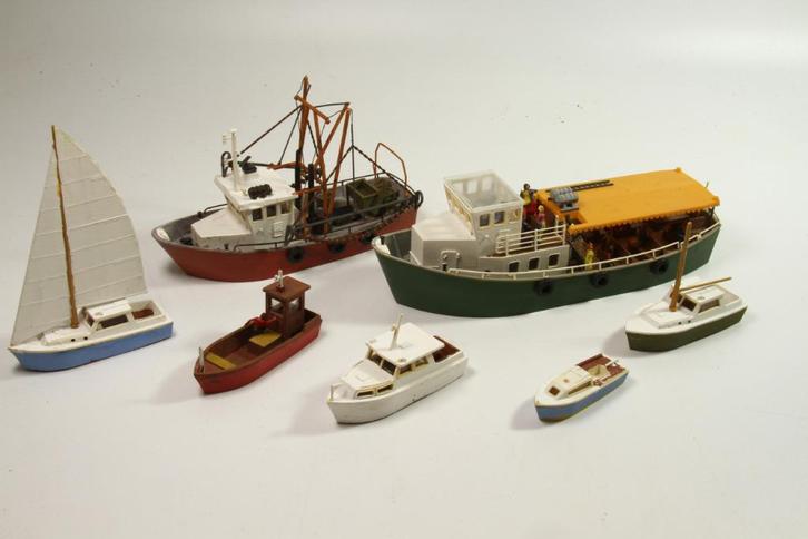 Modelspoor boten voor H0, Hobby en Vrije tijd, Modeltreinen | H0, Gebruikt, Overige typen, Gelijkstroom of Wisselstroom, Overige merken