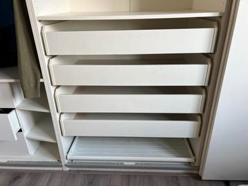4 x Komplement lade Pax 100 x 58 wit beschikbaar voor biedingen