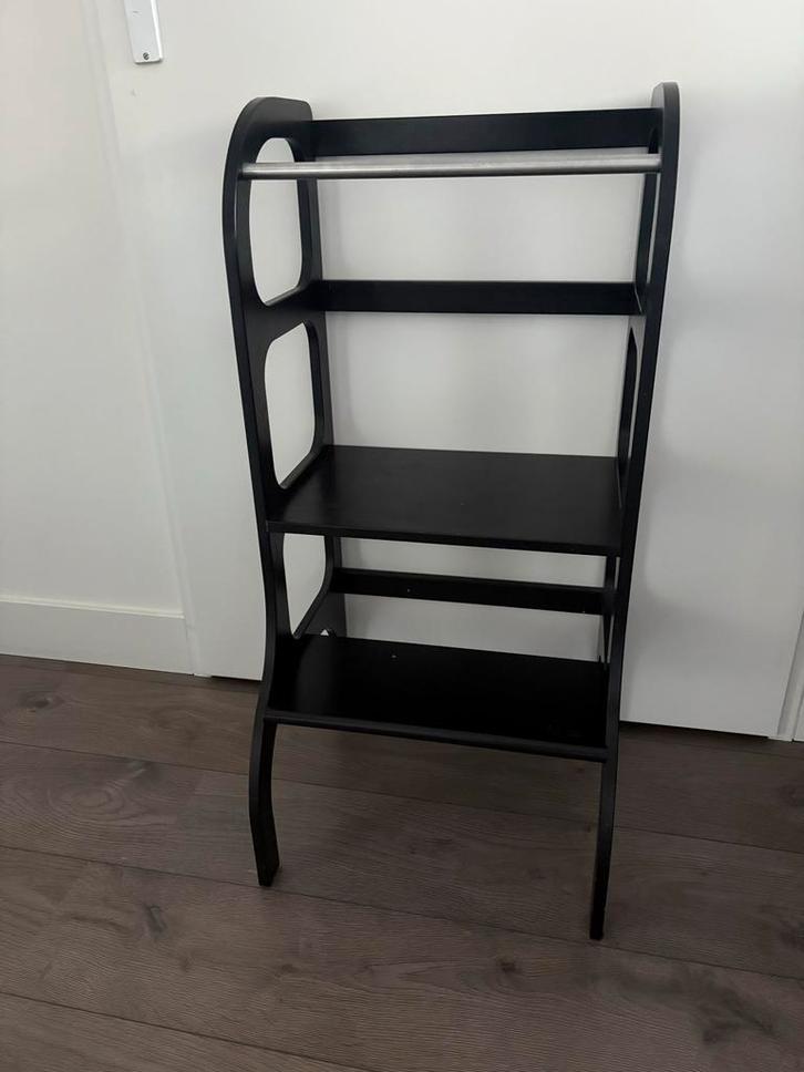 houten leertoren step up! - zwart - ette tete, Huis en Inrichting, Kasten | Stellingkasten, Ophalen