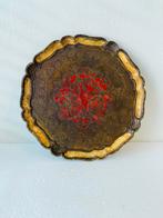 Florentijns dienblad , made in Italy, Ophalen of Verzenden, Gebruikt, Rond, Kunststof