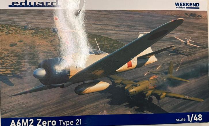 Coelianmodels, Eduard 84189, 6m2A Zero Type 21 1/48, € 25,99, Hobby en Vrije tijd, Modelbouw | Vliegtuigen en Helikopters, Nieuw