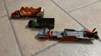 Hot wheels vrachtwagens met twee losse auto’s, Kinderen en Baby's, Speelgoed | Speelgoedvoertuigen, Ophalen of Verzenden, Gebruikt