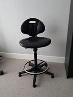 Hoge Bureau Stoel draaibaar, en in hoogte verstelbaar, Ophalen, Zwart, Zo goed als nieuw, Gaming bureaustoel