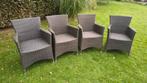 4 Royal Seasons Tuinstoelen Aluminium Frame, Tuin en Terras, Tuinstoelen, Ophalen, Gebruikt, Aluminium