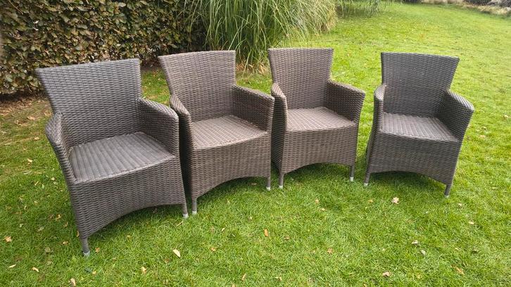 4 Royal Seasons Tuinstoelen Aluminium Frame, Tuin en Terras, Tuinstoelen, Gebruikt, Aluminium, Ophalen