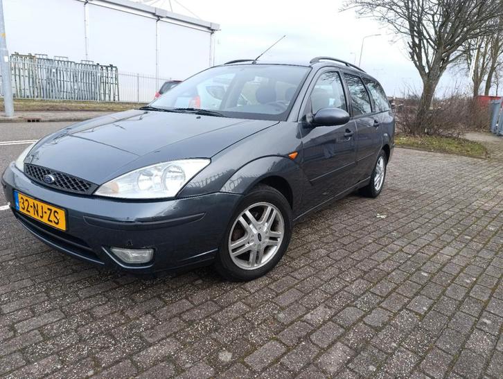 Ford Focus 1.6 16v Wagon AUT 2003 Grijs, Auto's, Ford, Particulier, Focus, Airbags, Airconditioning, Boordcomputer, Centrale vergrendeling