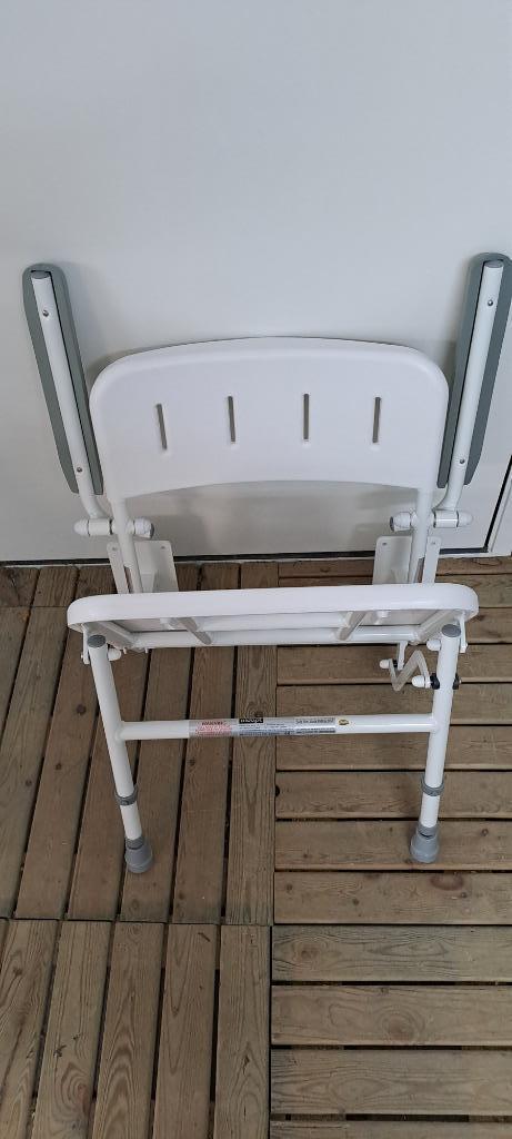 Aidapt douchestoel opklapbaar - max 190kg, Diversen, Verpleegmiddelen, Nieuw, Ophalen