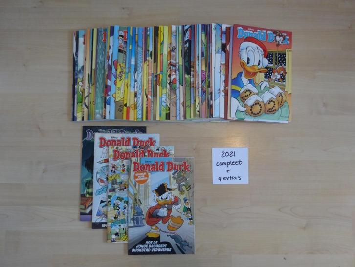 Donald Duck jaargang 2021 – compleet + 4 extra's, Boeken, Stripboeken, Zo goed als nieuw, Complete serie of reeks, Ophalen of Verzenden