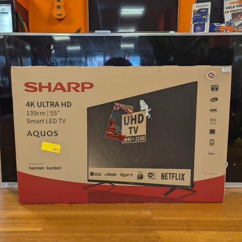 Sharp 55BJ2E 55'' 4K Ultra HD Smart LED TV | Nieuw uit doos, Audio, Tv en Foto, Televisies, Nieuw