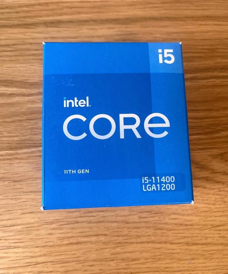 Intel Core i5-11400 CPU processor ZGAN + processorkoeler, Computers en Software, Processors, Zo goed als nieuw, 6-core, 2 tot 3 Ghz