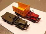 2 x een GMC truck circus Pinder van Dinky Supertoys France, Ophalen of Verzenden, Gebruikt, Auto, Matchbox