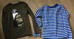 2 Shirts Lange Mouw Maat 134/140, Ophalen of Verzenden, Gebruikt, Jongen
