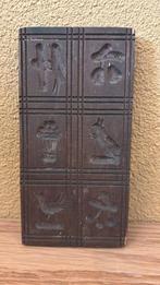 Vintage Houten Chocolade Mal, met diverse figuren, Antiek en Kunst, Ophalen of Verzenden