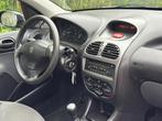 Peugeot 206 1.4 Forever Airco - Nieuw apk, Voorwielaandrijving, 31 €/maand, 4 cilinders, Zwart