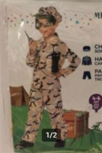 Mooie Leger, Militair outfit mt 104 / 116 beschikbaar voor biedingen