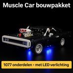 Muscle Car bouwpakket– 1077onderdelen metLED – Nieuw in doos, Hobby en Vrije tijd, Modelbouw | Auto's en Voertuigen, Overige merken
