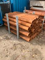 57 ijzeren buizen 170 cmx14 cmx 6 mm, Doe-het-zelf en Verbouw, Metalen, Ophalen, Gebruikt, IJzer