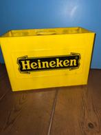 Gele Heineken Bierkrat - Vintage, Ophalen of Verzenden, Gebruikt