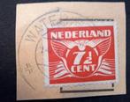 WATERINGEN op briefstukje, Postzegels en Munten, Postzegels | Nederland, Ophalen of Verzenden, Gestempeld
