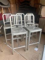 5 Aluminium Barkrukken - Zo Goed Als Nieuw!, Huis en Inrichting, Barkrukken, Ophalen, 5 krukken of meer, Met voetsteun, 60 tot 90 cm