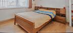 BED, Huis en Inrichting, Slaapkamer | Bedden, Gebruikt, Eenpersoons, Bruin, 140 cm
