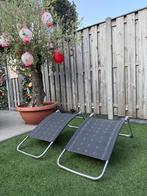 Crespo R-215 voetenbank dark grey, 2 stuks beschikbaar, Ophalen, Gebruikt, Campingmeubel-accessoire