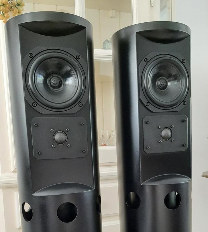 Ypsilon L50 PVC pijp luidspreker  (eerste eigenaar/bouwer) ), Audio, Tv en Foto, Luidsprekers, Zo goed als nieuw, Front, Rear of Stereo speakers