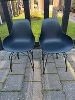 Zwarte kuipstoelen 2x, Ophalen, Zo goed als nieuw, Zwart, Twee