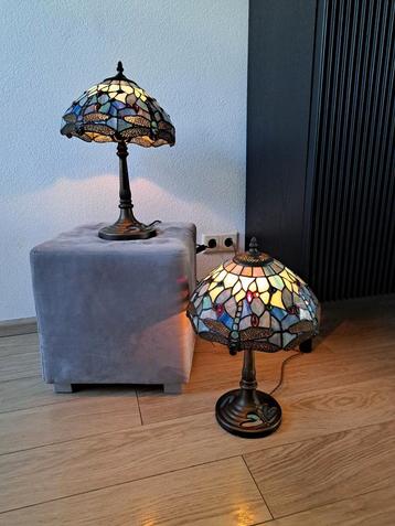 Set Tiffany lampen dragonfly beschikbaar voor biedingen