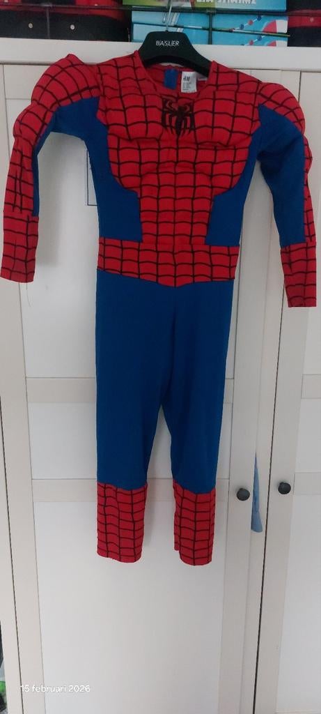 Spider-man pak, Kinderen en Baby's, Carnavalskleding en Verkleedspullen, Ophalen of Verzenden, Zo goed als nieuw, Jongen