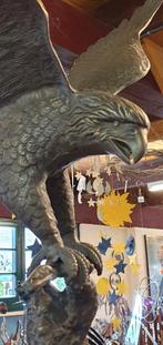 bronzen beeld/ ADELAAR / brons / tuinbeeld / vogel/roofvogel, Dierenbeeld, Nieuw, Info@huisentuindecoratiemarie.nl, Huis en tuin decoratie marie