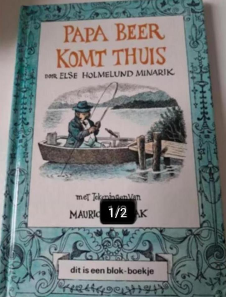 Ekse Holmelund Minarik - Papa Beer Komt Thuis, Boeken, Kinderboeken | Jeugd | onder 10 jaar, Gelezen, Fictie algemeen, Ophalen of Verzenden