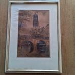 Domtoren schilderij  van Utrecht., Antiek en Kunst, Ophalen
